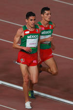 También compitió el mexicano José Esparza, quien al final se colocó en el quinto puesto con 13:56.65.