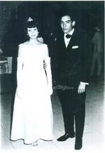 Olivia Sánchez y Rubén Gurrola, 61 años de matrimonio. 2 de agosto de 1958.
