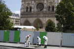 Cientos de toneladas de plomo se derritieron en el incendio del 15 de abril que destruyó el techo de Notre Dame y derrumbó su capitel, soltando polvo tóxico.