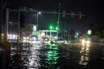 Grandes encharcamientos e inundaciones se registraron la tarde-noche del martes en la zona centro de Torreón.