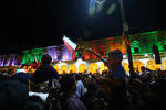 El concierto que ofrecieron fue totalmente gratuito, como parte de la celebración de las fiestas patrias, que organizó el Gobierno del Estado.