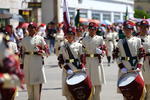 Realizan desfile cívico militar en Durango por el 209 aniversario de la Independencia