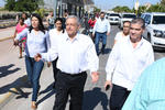 López Obrador estuvo acompañado por autoridades estatales y municipales.