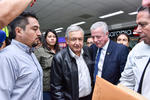 Fue recibido por el alcalde de Torreón, Jorge Zermeño.