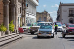 Impidieron el paso de vehículos que circulaban por la zona, los cuales se fueron acumulando en la calle Bruno Martínez.