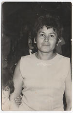 María de los Ángeles Saucedo Rivera y Jesús Gallegos Esparza el 20 de septiembre de 1970, en la iglesia Soledad en Torreón, Coah.