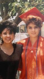 Delma y Diana a finales de la década de los 80.