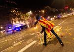Las algaradas más graves sucedieron en el centro de Barcelona.