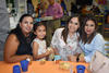 23102019 EN UN BABY SHOWER.  Idalia, Fernanda, Fabiola y Ana.