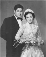 Florentino Hernández González y Socorro Alba, 1955.