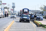 Transportistas se manifestaron en Torreón.