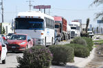 Transportistas se manifestaron en Torreón.