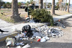 Montones. En el recorrido que se hizo se observaron al menos 10 montones de basura, escombro y ramas, incluso en calles muy transitadas.