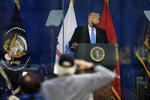 El presidente usó la ocasión para resaltar la fortaleza de las fuerzas militares estadounidenses.