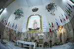 Parroquia. La iglesia de la Virgen de Guadalupe se vistió de manteles largos para recibir a todos los feligreses en el inicio de su celebración. Esperan recibir a cientos de grupos de danzantes en esta temporada de peregrinaciones.
