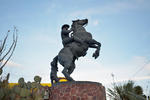El Artillero. Raúl Madero, artillero de las Fuerzas Armadas Revolucionarias ‘División del Norte’ cuenta con sus propias esculturas, esta se encuentra ubicada en el cruce de la Carretera Torreón-Matamoros y la calzada México, al oriente de la ciudad de Torreón.