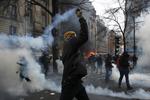 Las protestas en Francia se vieron manchadas por la violencia.