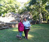 15122019 DE VIAJE.  Coco Martínez Mendoza y Ruth de la Peña Martínez disfrutando de su viaje a Chiapas.