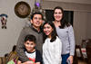 02012020 Fernando Rangel y Ángela Alvarez con sus hijos Angela y Moisés Rangel.