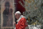 El Papa Francisco encabezó la ceremonia en el Vaticano.