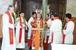 Semana santa domingo de ramos 


 Obispo Luis Martín barraza celebración de misa