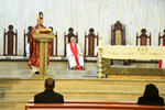 Semana santa domingo de ramos 


 Obispo Luis Martín barraza celebración de misa