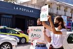 Caravana vehicular exige la renuncia del presidente Andrés Manuel López Obrador