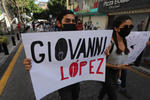 Protestan por homicidio de Giovanni López en Jalisco