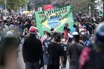 Realizan protesta en Brasil contra gobierno de Jair Bolsonaro