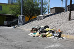 Desechos. En algunas calles se observa la acumulación de basura que además de expedir malos olores, en ocasiones los perros esparcen los desechos.