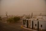 Varias colonias de Torreón fueron azotadas por la nube de polvo.