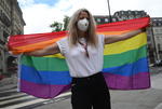 Activistas, miembros y simpatizantes de la comunidad LGBTI realizaron una serie de actos para celebrar