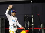 El piloto español Fernando Alonso ofreció este miércoles su primera rueda de prensa después de la confirmación de su regreso a la Fórmula Uno de la mano de Renault.