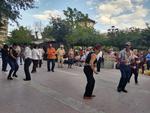 Autoridades dispersan reunión en la Plaza de Armas de Torreón