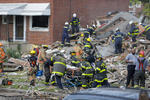 Graves daños materiales y humanos causó una explosión en una zona residencial de Baltimore, en Maryland, Estados Unidos