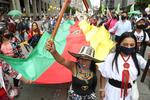 Sindicatos y movimientos sociales colombianos llevan a cabo una jornada nacional de protesta