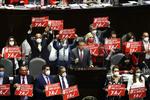 La Cámara de Diputados analiza el presupuesto de egresos ante protestas de distintos partidos opositores