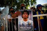 El exfutbolista argentino está siendo velado públicamente en la Casa Rosada de Argentina