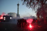 La manifestación partió de la céntrica Plaza de la República hacia la de Bastilla