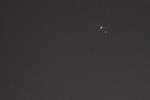Así se ve la 'estrella de Belén', alineación entre Júpiter y Saturno