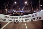 Protestan por sexto día contra prisión del rapero Pablo Hasel  en España
