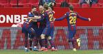 Los goles de Dembélé y otro del argentino Leo Messi les da la victoria ante Sevilla 