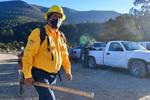 Combaten incendio forestal en Sierra de Arteaga