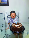 21032021 Festejando el cumpleaños número 4 de Carlos Gael Álvarez Ramos.