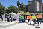 Siguen protestas en Torreón de trabajadores de la salud; exigen vacuna antiCOVID
