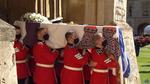 En la procesión intervinieron también los dos ponis favoritos del duque, llamados 'Balmoral Nevis' y 'Notlaw Storm'., Funeral del príncipe Felipe en la capilla de San Jorge