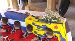 En la procesión intervinieron también los dos ponis favoritos del duque, llamados 'Balmoral Nevis' y 'Notlaw Storm'., Funeral del príncipe Felipe en la capilla de San Jorge