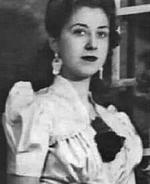 La señora Olivia González Jiménez a sus 19 años. El próximo mes celebra sus 96.