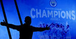 Fanáticos del Manchester City festejan título de Premier League 