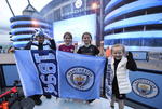 Fanáticos del Manchester City festejan título de Premier League 